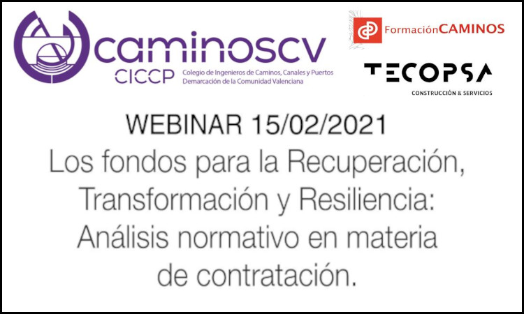 WEBINAR GRATUÏTA. FONS PER A LA RECUPERACIÓ ANALISIS NORMATIU DE CONTRACTACIÓ