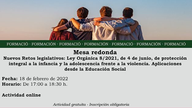 Ley protección infancia y la adolescencia . Mesa  redonda