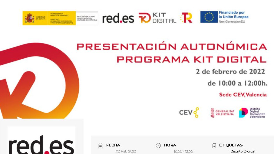 Presentación del programa Kit Digital en Valencia
