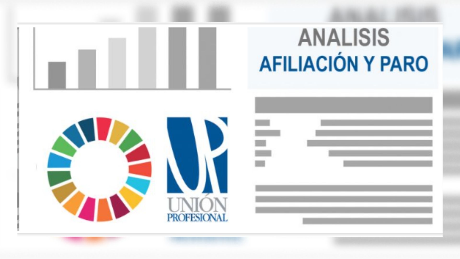 Análisis económico de Unión Profesional: Afiliación y Paro con datos de octubre de 2022