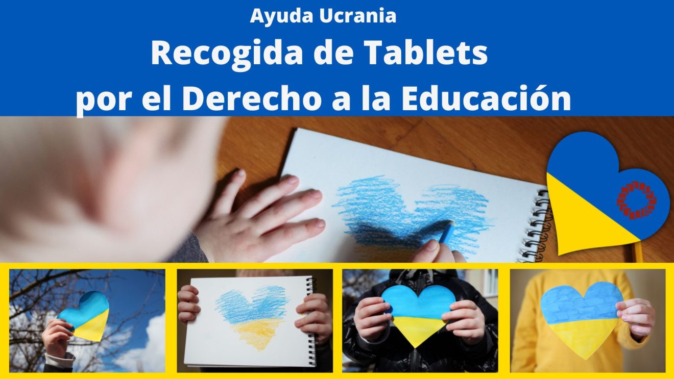 Ucrania Recogida de Tablets por el Derecho a la Educación.