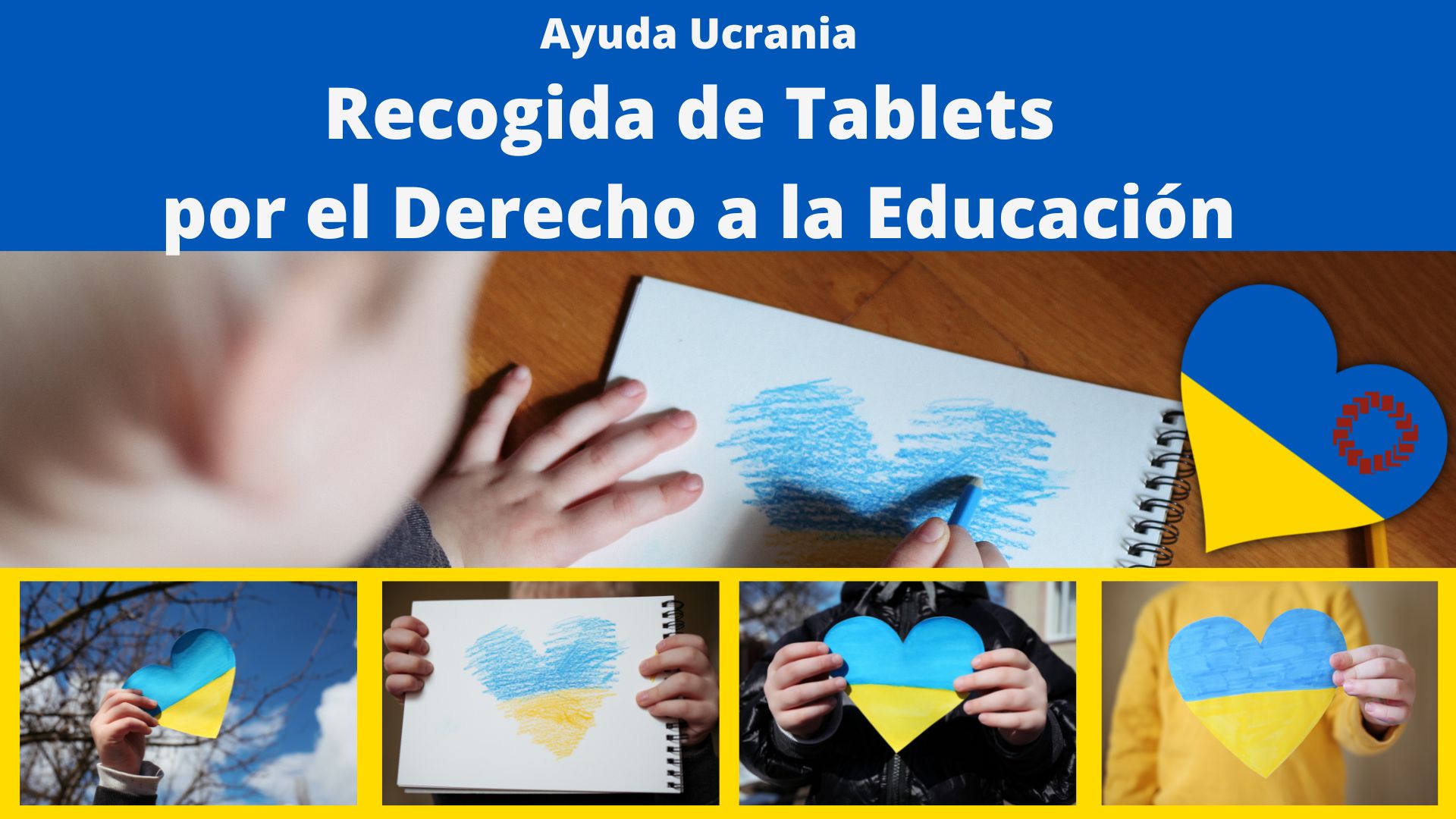 Recollida de Tauletes pel Dret a l’Educació  és una campanya solidària i urgent