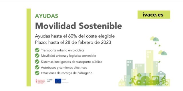 Subvenciones IVACE en materia de movilidad sostenible 