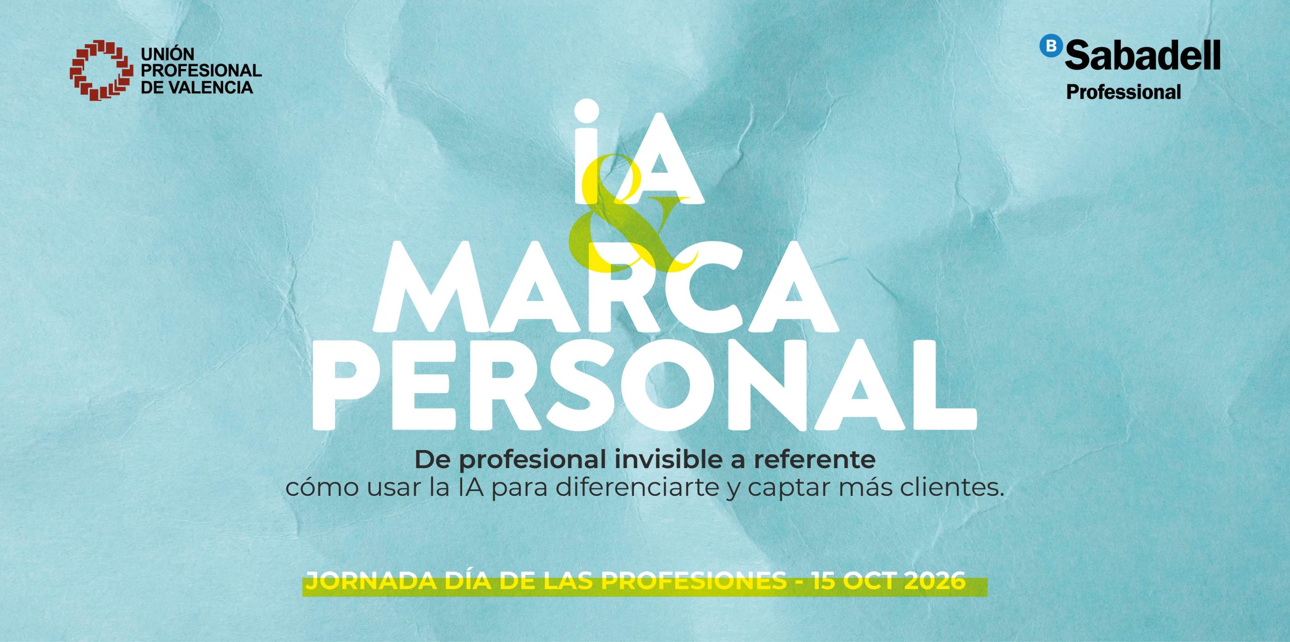 Jornada del Día de las Profesiones 2026: IA & Marca Personal