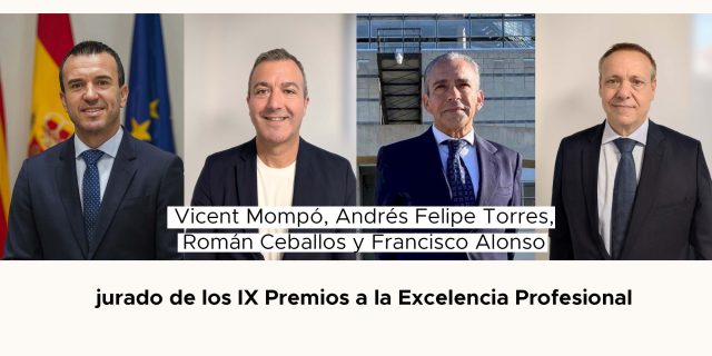 Vicent Mompó, Andrés Felipe Torres, Román Ceballos y Francisco Alonso elegirán a los ganadores de los IX Premios a la Excelencia Profesional de UPdV